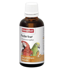 بيفار فيتامين لعلاج مشاكل ريش الطيور 50مل