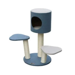 خداشه للقطط فيلاين قو 2 سرير + 1 كوخ قاعدة دائري