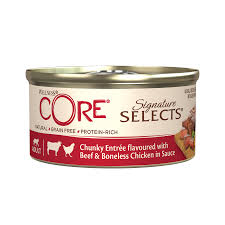 ويلنس كور سيجناتشر سيلكتس قطع لحم البقر والدجاج في صوص للقطط 79 جم