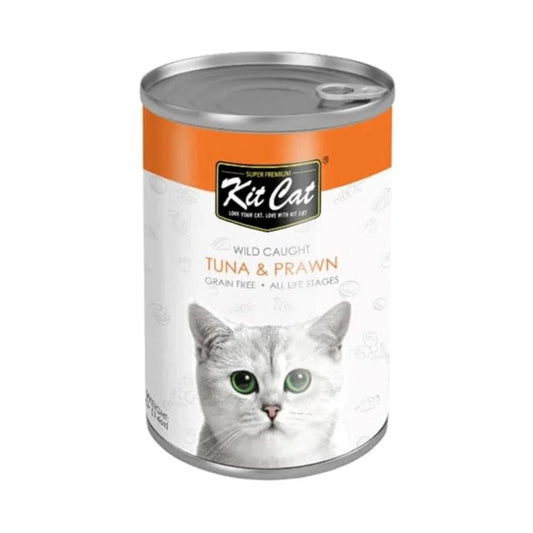 اكل رطب للقطط كت كات معلبات تونا والجمبري 400 جم