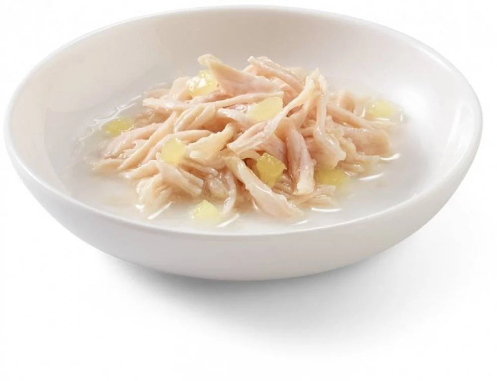 2- شيزر اكل قطط رطب دجاج مع الاناناس 75 جم