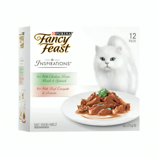 Fancy Feast Chicken, Pasta & Spinach Envelopes 70g