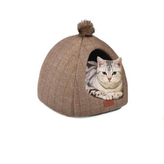 Feline Go Cat Hut Large Brown