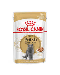 رويال للقطط المعقمه البريطانية البالغة كانين طعام رطب اظرف 85 جرام