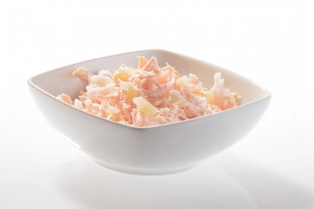 3- شيزر معلبات فيليه الدجاج مع الاناناس بالجيلي للكلاب 150 جم