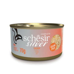 شيزر علبة سيلفر كومبلت دجاج طعام كامل للقطط الكبيرة 70 جم