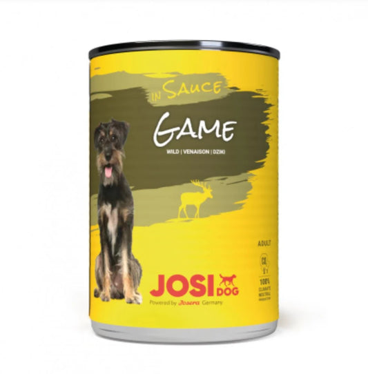 Juicy Dog Game Meat in Sauce 415g
