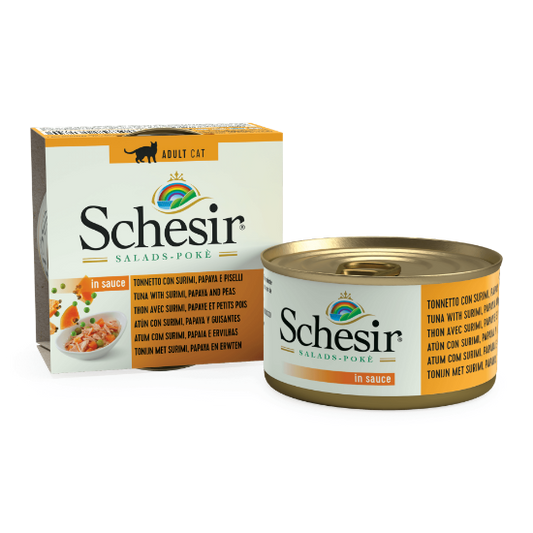 شيزر سلطات تونة مع سمك السوريمي بالصلصة 85 جم