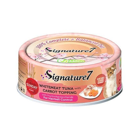 Signature 7 White Meat Tuna &amp; Carrot Wet Cat Food 70g