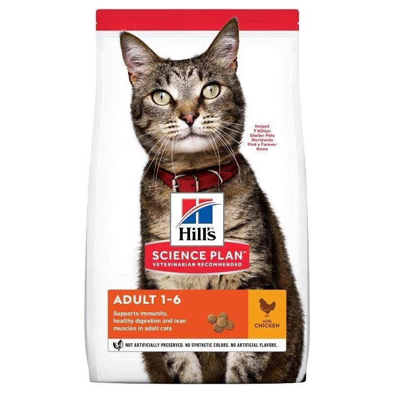 Hills Science Plan Adult Cat Food with Chicken 10kg 