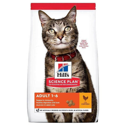 Hills Science Plan Adult Cat Food with Chicken 10kg 