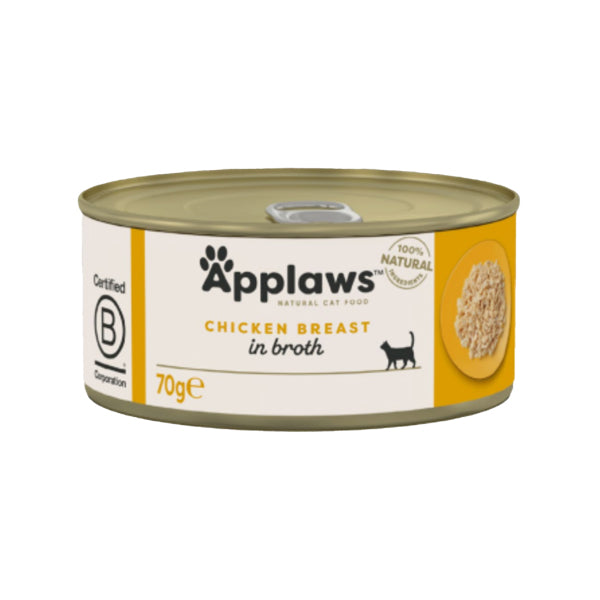 applaws بلاوز معلبات طعام رطب للقطط صدور الدجاج 70 جم