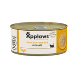 Applaws Canned Wet Cat Food Chicken Breast in Gravy 70g