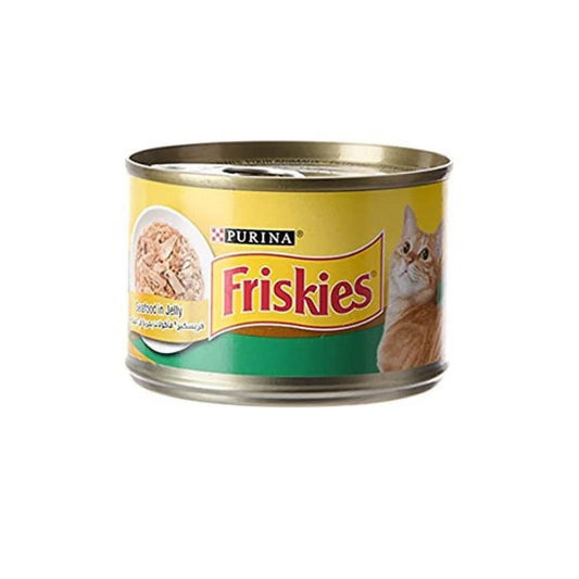 Friskies Seafood in Jelly 155g 