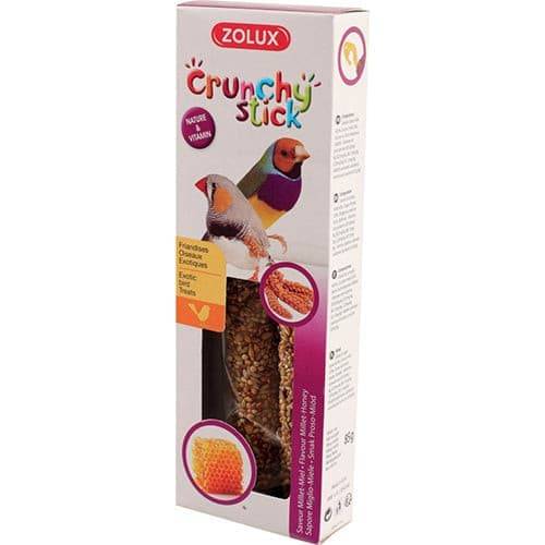 Zolux Crunchy Sticks Treats for Medium Parrots Rowan 115g