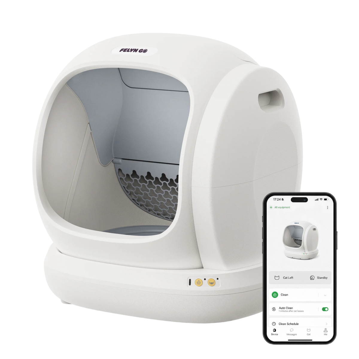 فيلاين جو صندوق فضلات القطط الذكي