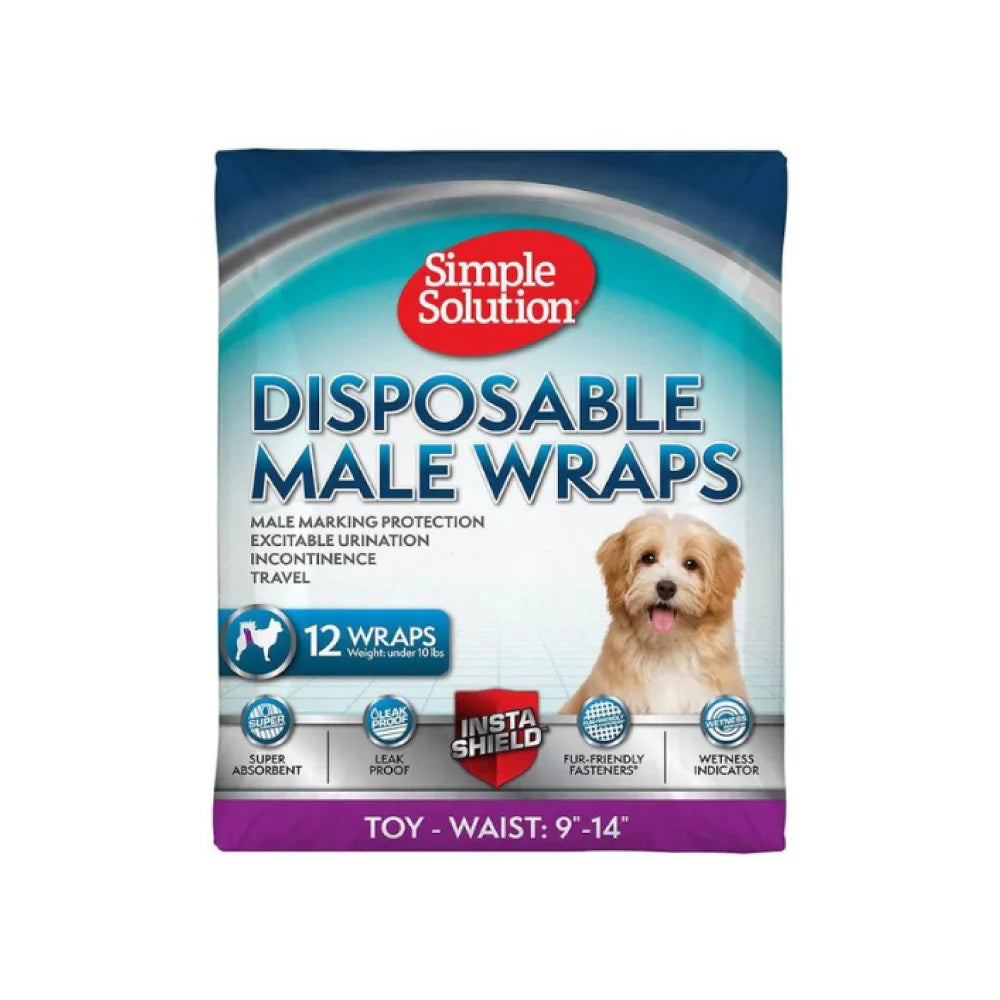 Simple Solution Diapers for Dogs Extra Small x12