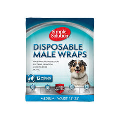 سمبل سلوشن حفاضات للكلاب وسط × 12