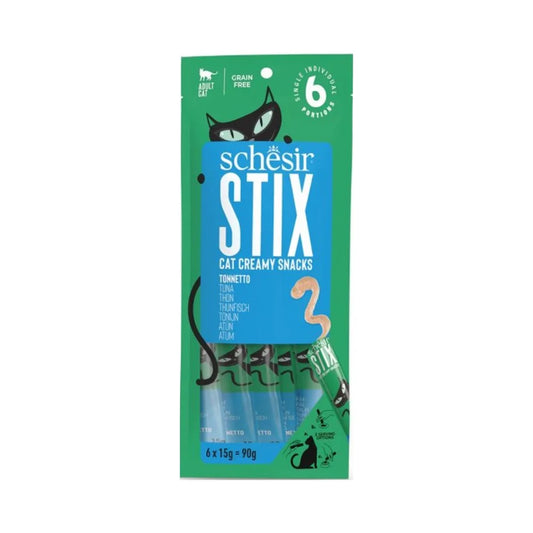 Sheba Tuna Liquid Cat Food Sticks 6x15g