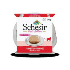 Chezir Petit Delich Tuna &amp; Beef Mousse 2x40g