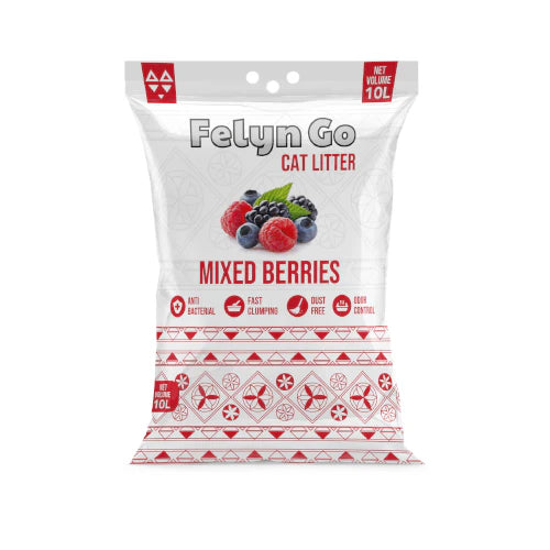 Feline Go Cat Litter with Raspberry and Strawberry Scent