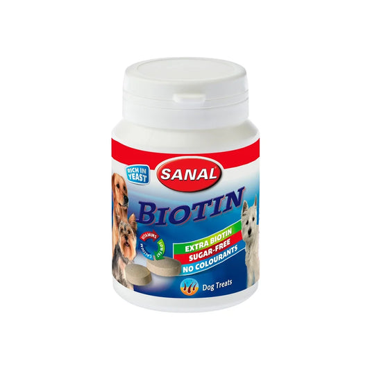 Sanal Biotin Food Supplement for Dogs 75g