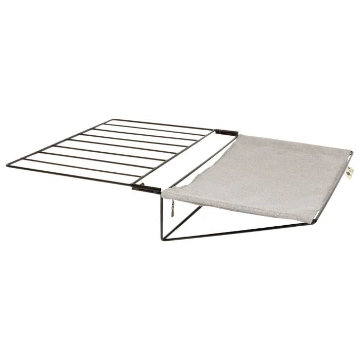 اي لوف هابي كات أوليفر أرجوحة سرير وبطانية رمادي 45×35×10 سم