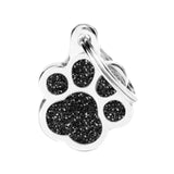 My Family Black Shiny Paw Necklace