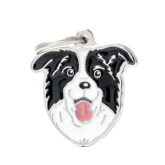 My Family Border Collie Necklace