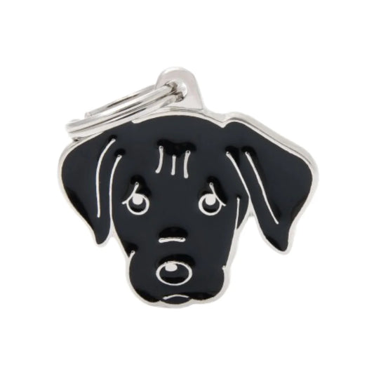 My Family Black Labrador Dog Necklace