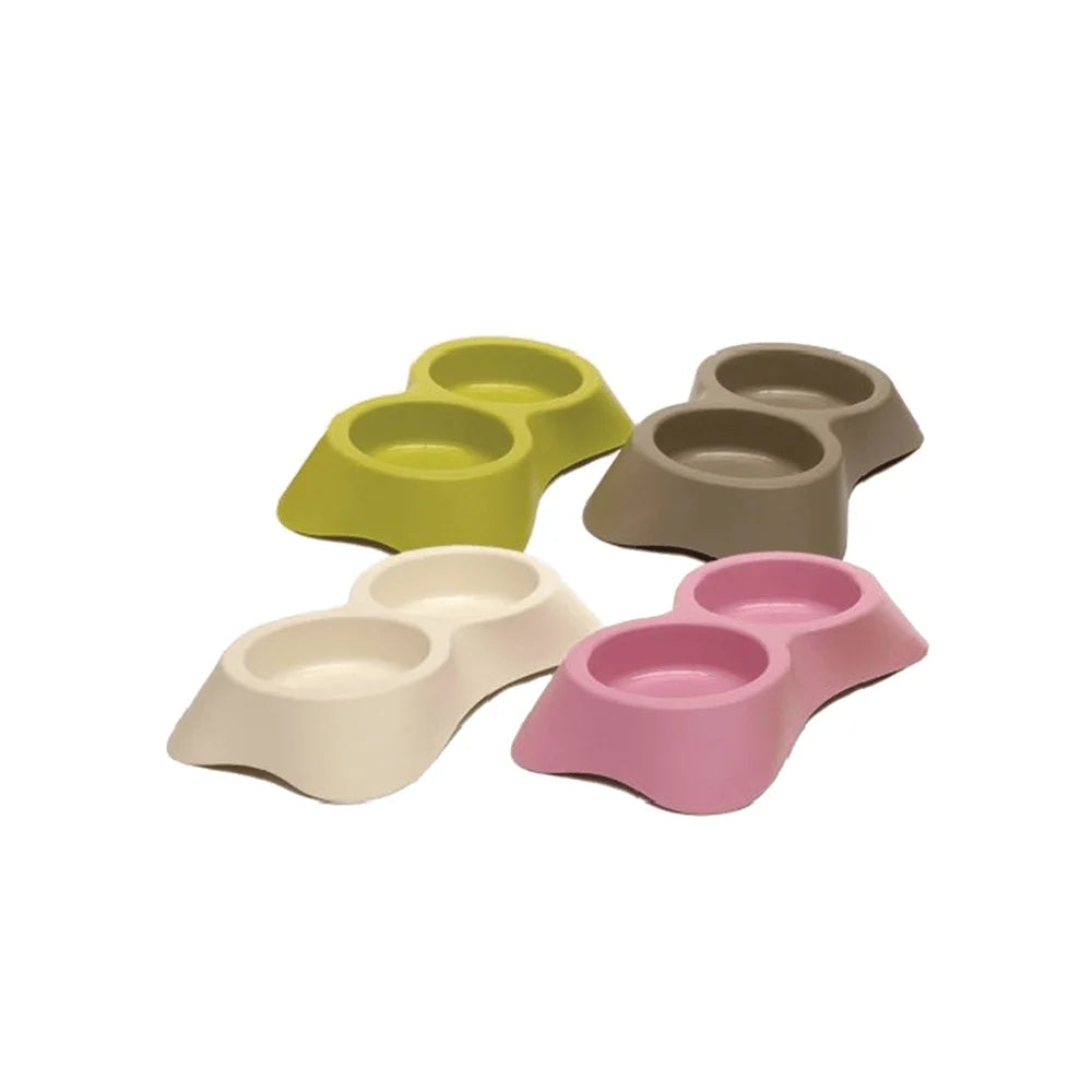 MB Bergamo Nuvola Double Plastic Dinner Plate 0.6L x 2 Assorted Colors