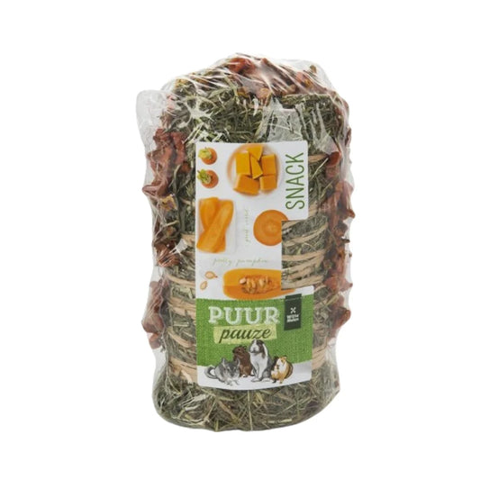 Wet Mullen Pure Hay Roll for Rabbits and Rodents with Vegetables 200g