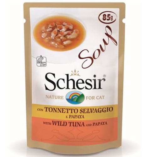 Sheba Wild Tuna with Papaya in Soup for Cats 85g