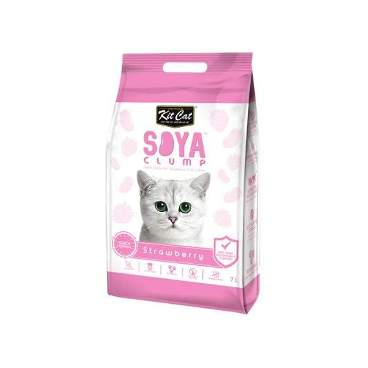 Kit Cat Soy Litter Strawberry Scent 7L