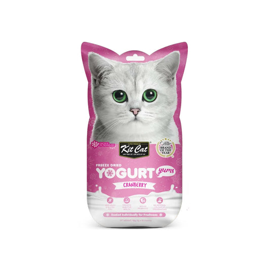 Kit Cat Yogurt Wild Berry Dried Cat Treats 10g