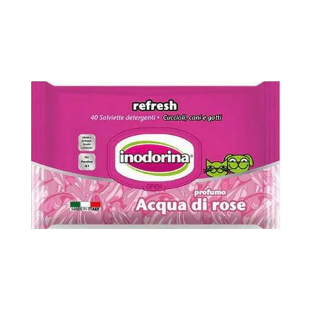 Inodorina Wet Wipes Flowers x40 Wipes