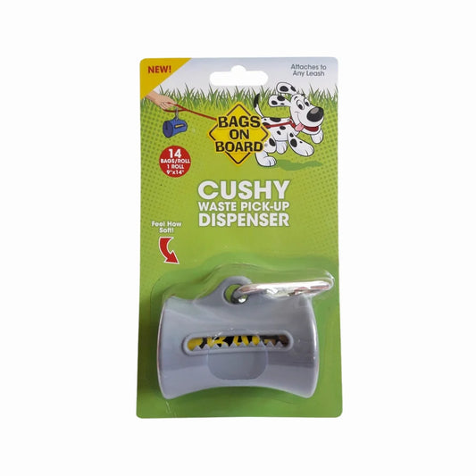 Bags On Board Dog Poop Bag Holder - Grey