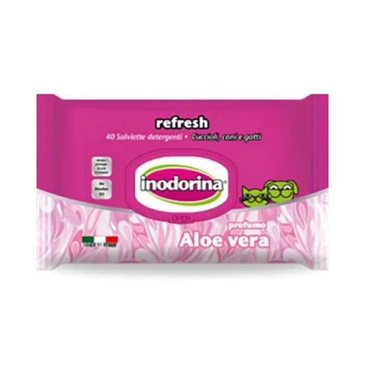 Inodorina Aloe Vera Wet Wipes x40 Wipes