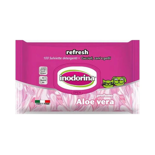 Inodorina Aloe Vera Wet Wipes x 100 Wipes