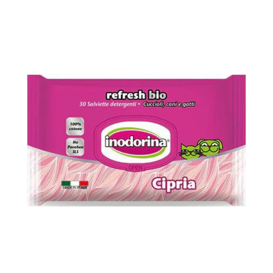 Endorina Refresh Bio Wipes - Powder Fragrance 30 Wipes