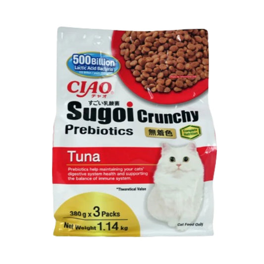 Siao Sugui Crunchy Tuna with Prebiotics 3 x 380g