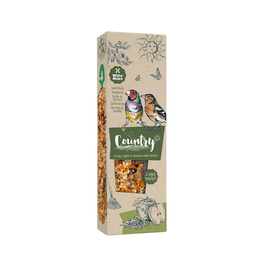 Wet Molin Country Apricot &amp; Fig Sticks for Budgies 60g