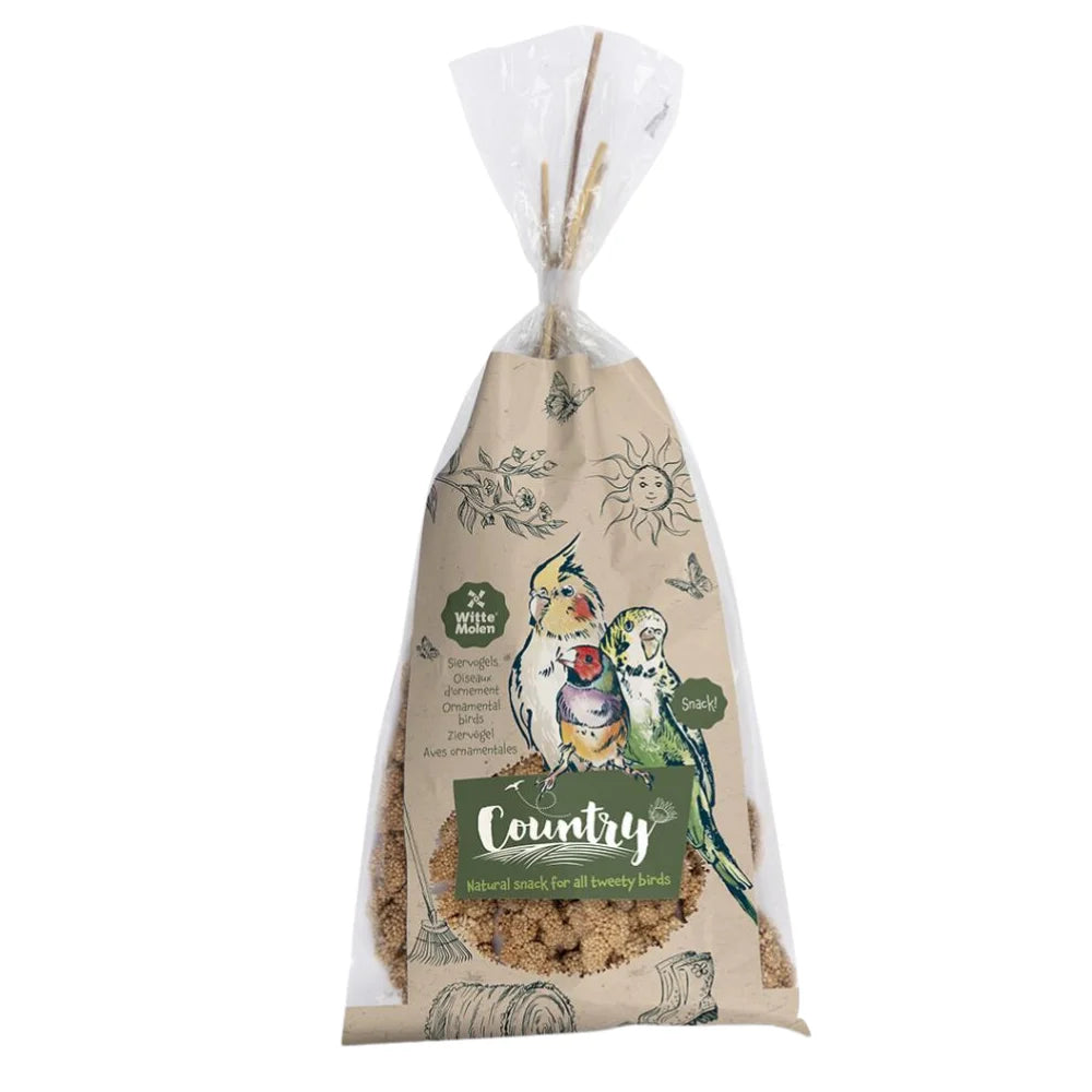Wet Mullen Country Seed Millet Sticks Treats for All Birds 150g