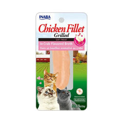 Inaba Chicken Fillet in Crab Flavored Broth 25g