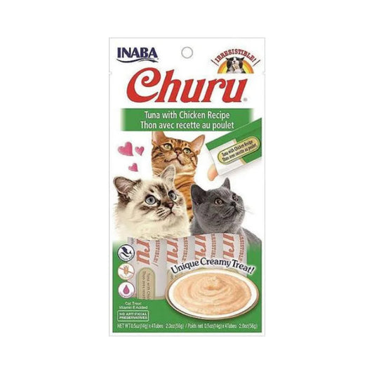 Inaba Churu Tuna with Chicken 4x14g