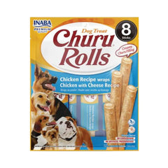 Inaba Rewards Moist Chicken Sticks with Cheese Spread 8x12g