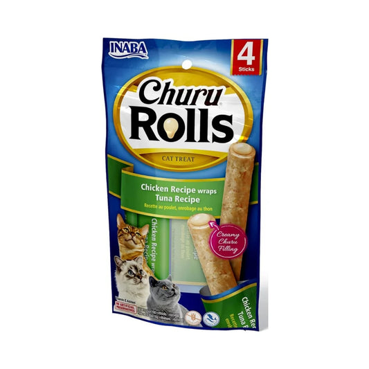 Inaba Churro Roll Chicken Stuffed with Chicken Cream 4x10g