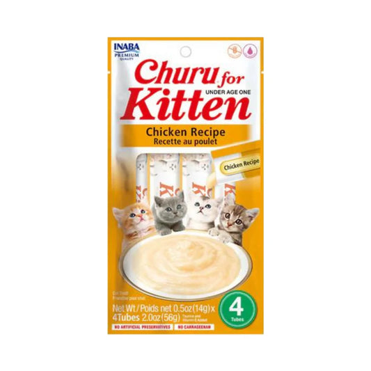 Inaba Churu Chicken Kitten 4x14g