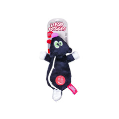 Hair Doggie Flatty Skunk Black Toy Dog