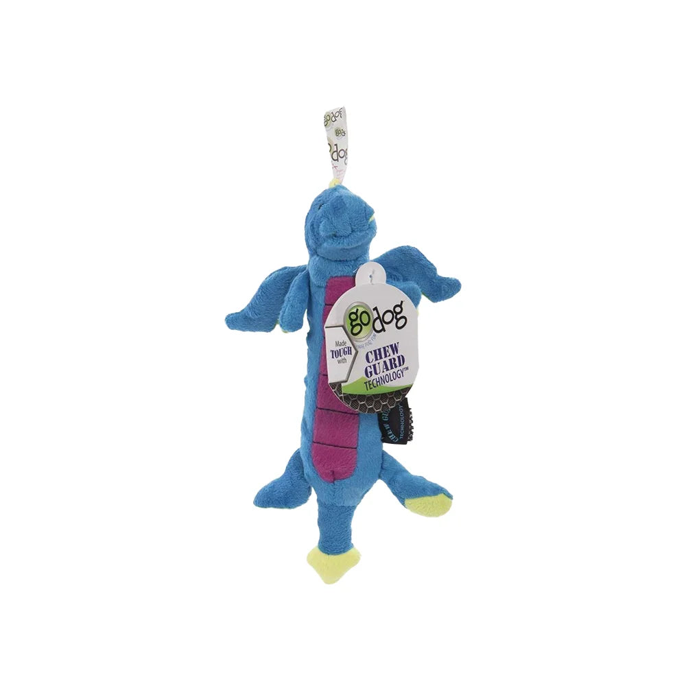 Go Dog Skinny Dragon Blue Small Dog Toy